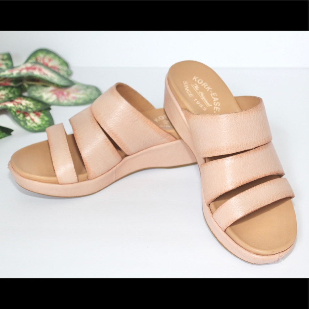 Nude sandals heels
